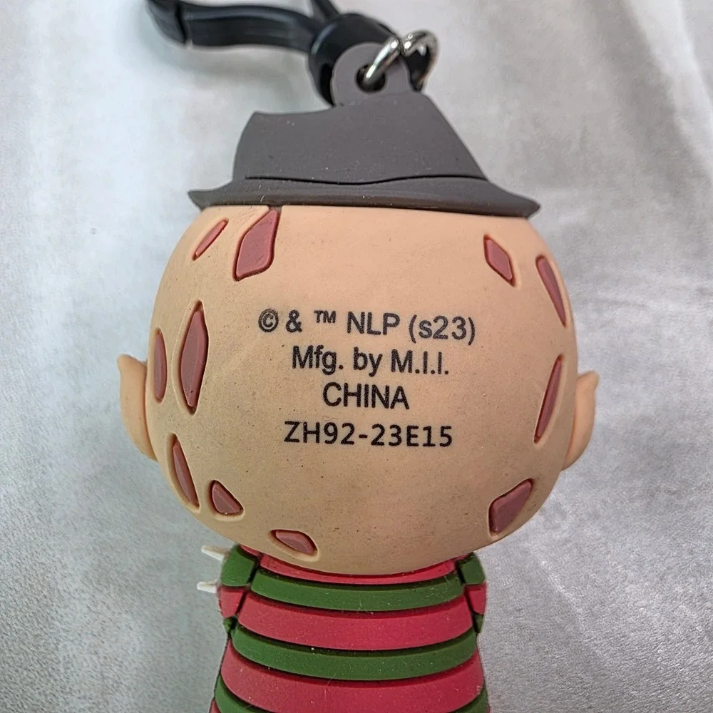 Freddy Krueger Nightmare on Elm Street 3D Foam Bag‎ Clip Keychain Monogram S3